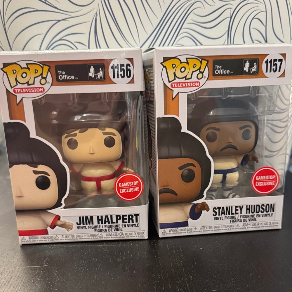 Funko Pop! Jim Halpert and Stanley Hudson Exclusive Figures